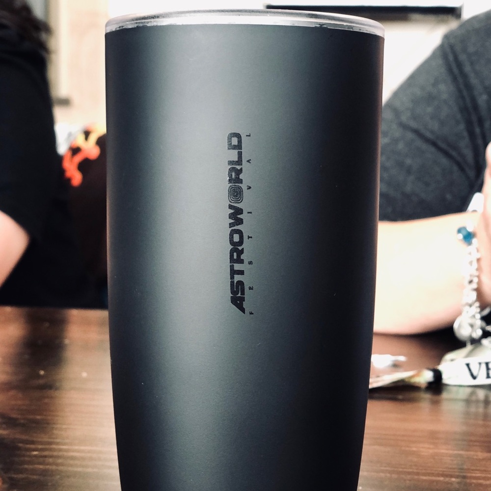 ASTROWORLD TRAVIS SCOTT BROWN HOODIE & CUP!!! - Picture 3 of 3